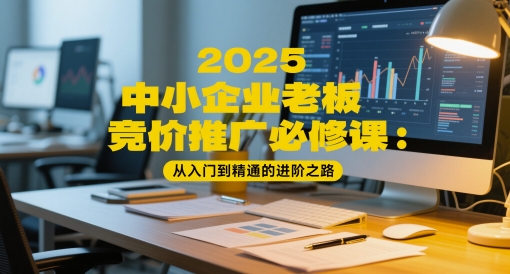 2025中小企业老板竞价推广必修课：从入门到精通的进阶之路-极速网创