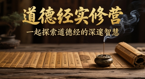 道德经实修营，一起探索道德经的深邃智慧-极速网创