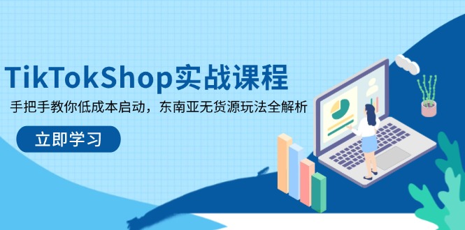 （14269期）TikTokShop实战课程，手把手教你低成本启动，东南亚无货源玩法全解析-极速网创
