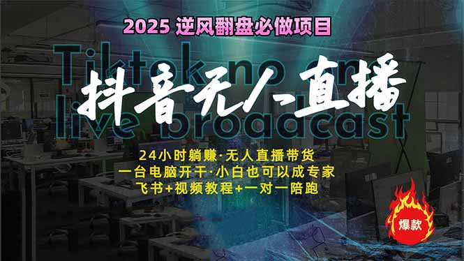 （14539期）抖音无人直播新风口：轻松实现睡后收入，一人管理多设备，24小时不间断…-极速网创