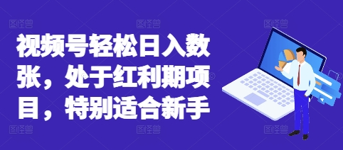 视频号轻松日入数张，处于红利期项目，特别适合新手-极速网创