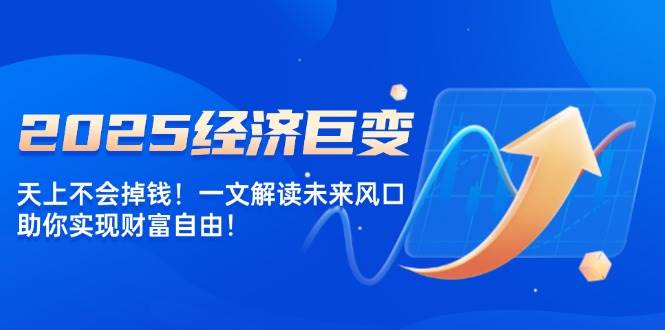 2025经济巨变，天上不会掉钱！一文解读未来风口，助你实现财富自由！-极速网创