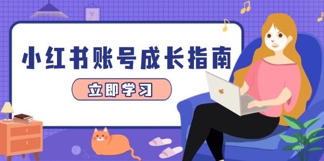 （14650期）小红书账号成长指南，爆款选题+精准定位+数据分析，系统提升账号变现能力-极速网创