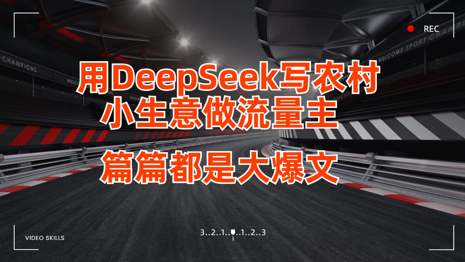 用DeepSeek写农村小生意做流量主，篇篇都是大爆文-极速网创