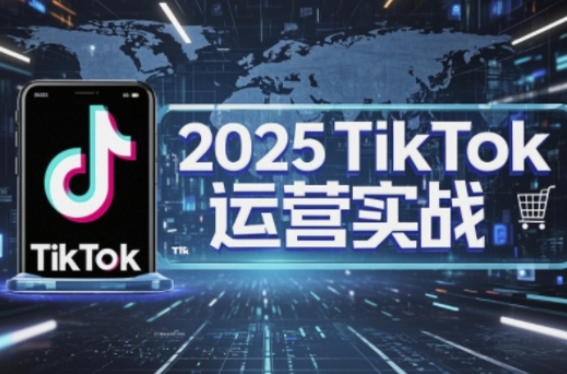 2025TikTok电商运营，掌握TikTok店铺运营核心技巧，实现低成本高转化-极速网创