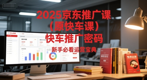 2025京东推广课（原快车课）解锁京东快车推广密码，新手必看运营宝典-极速网创