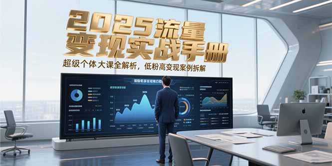 （15188期）2025流量变现实战手册，超级个体大课全解析，低粉高变现案例拆解-极速网创