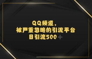 引流蓝海QQ频道，日引500+创业粉-极速网创