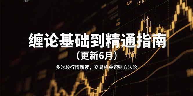 （15184期）缠论基础到精通指南（更新6月）多时段行情解读，交易机会识别方法论-极速网创
