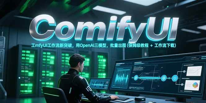 ComfyUI工作流新突破，用OpenAI三模型，批量出图(保姆级教程+工作流下载)-极速网创