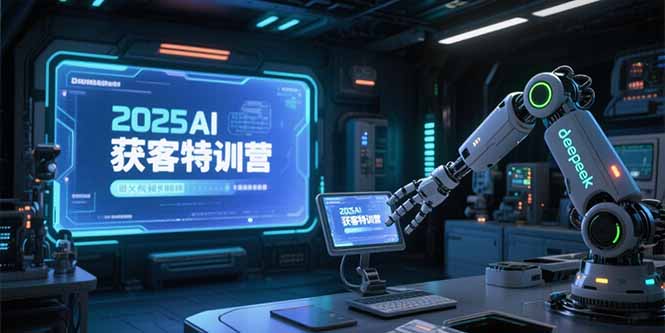 （15289期）2025AI获客特训营，AI图文视频全制作，deepseek工具实操教学-极速网创