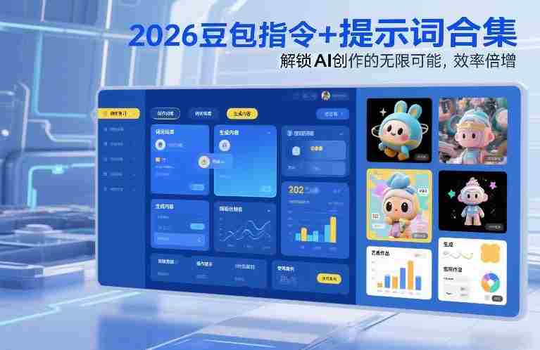 2026豆包指令+提示词合集，解锁AI创作的无限可能，效率倍增-极速网创