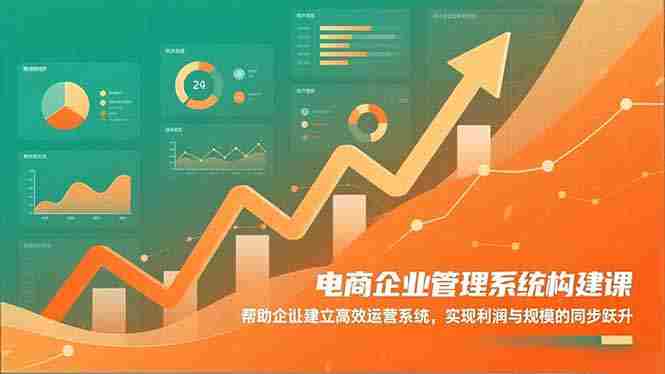 （16643期）电商企业管理系统构建课：帮助企业建立高效运营系统，实现利润与规模的同步跃升-极速网创