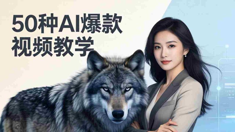 （17815期）50种AI爆款视频教学：影视级古诗词+治愈萌宠+山海经蛟龙，高阶宝典商业落地-极速网创