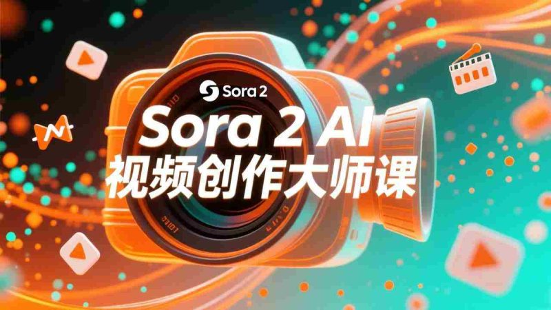 （17081期）如何利用Sora 2创建流行AI人工智能视频大师班教程：掌握创作全流程，产出百万播放内容-极速网创