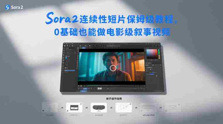 Sora2连续性短片保姆级教程，0基础也能做电影级叙事视频-极速网创