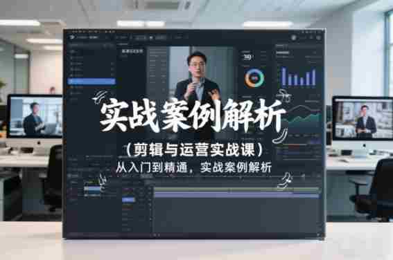 剪辑与运营实战课，从入门到精通，实战案例解析（更新2026）-极速网创