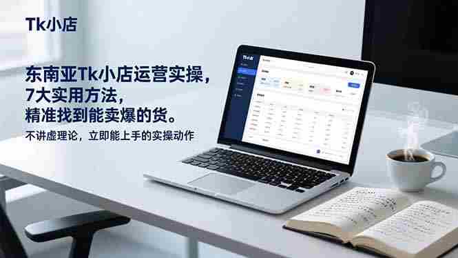 （17041期）东南亚Tk小店运营实操，7大实用方法，精准找到能卖爆的货。不讲虚理论，立即能上手的实操动作-极速网创