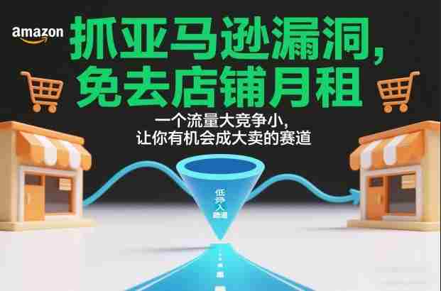 抓亚马逊漏洞,免去店铺月租,一个流量大竞争小,让你有机会成大卖的赛道