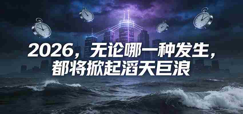 公众号付费文章：2026，无论哪一种发生，都将掀起滔天巨浪-极速网创
