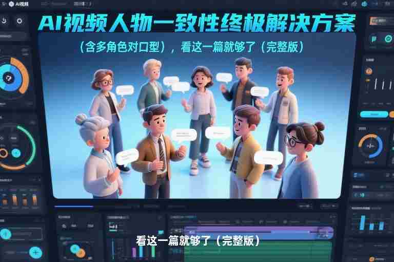 AI视频人物一致性终极解决方案（含多角色对口型），看这一篇就够了（完整版）-极速网创