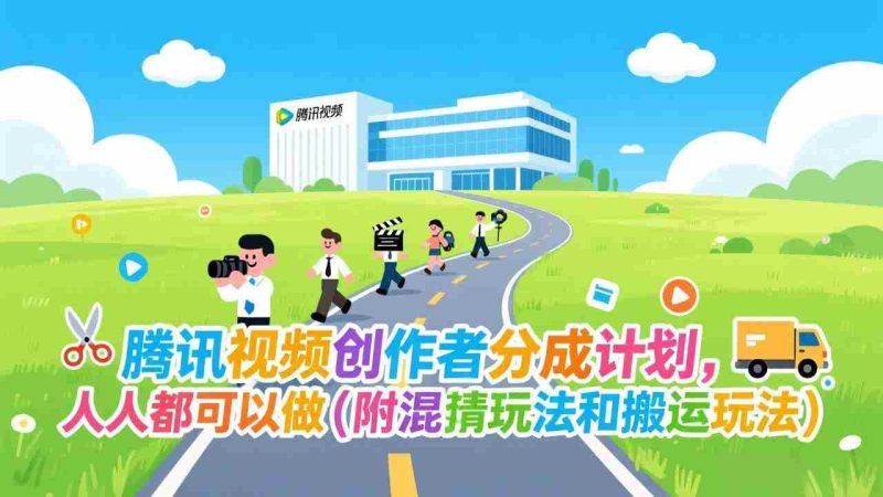 （17137期）腾讯视频创作者分成计划，人人都可以做（附混剪玩法和搬运玩法）-极速网创