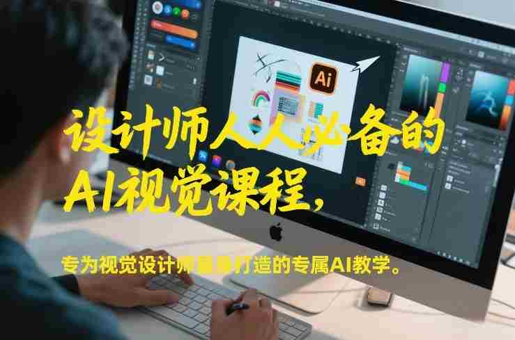 设计师人人必备的AI视觉课程，专为视觉设计师量身打造的专属AI教学-极速网创