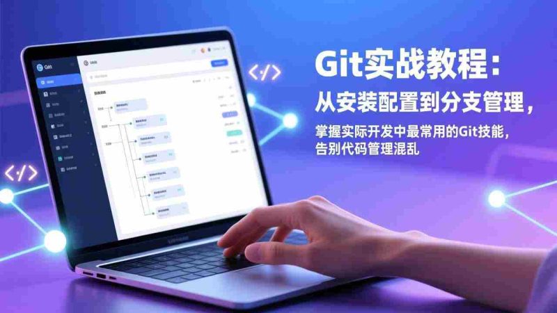 （17513期）Git实战教程：从安装配置到分支管理，掌握实际开发中最常用的Git技能，告别代码管理混乱-极速网创