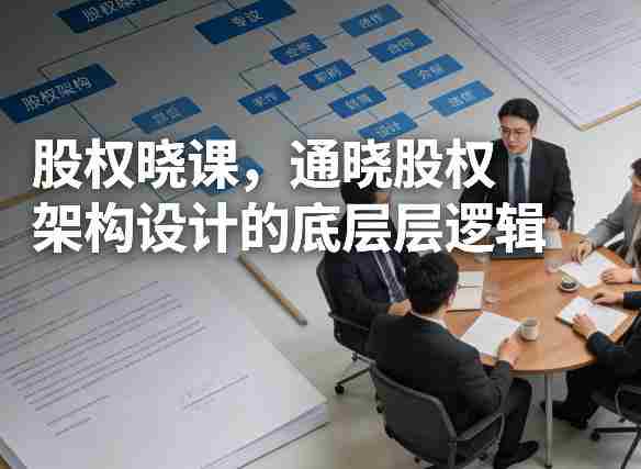 股权晓课，通晓股权架构设计的底层逻辑-极速网创