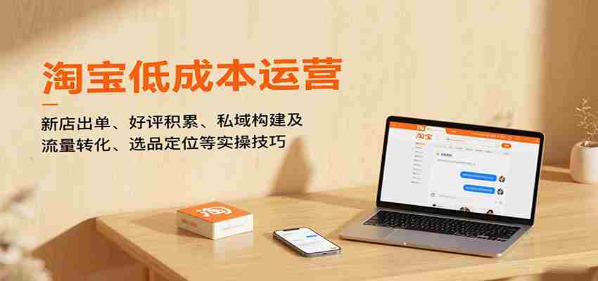 淘宝低成本运营，新店出单、好评积累、私域构建及流量转化、选品定位等（更新10月）-极速网创