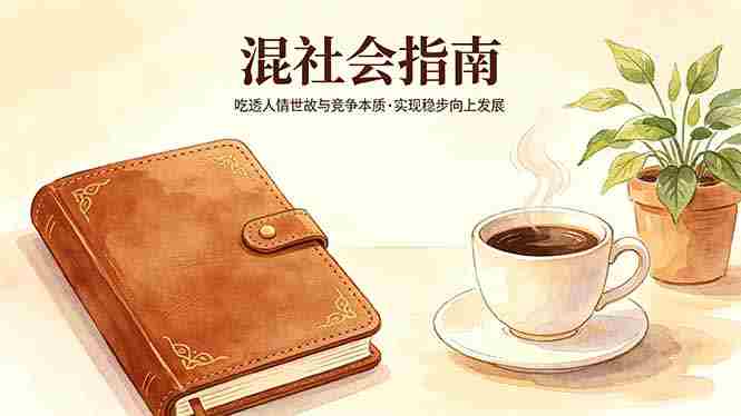 （18282期）付费文章：混社会指南，吃透人情世故与竞争本质，实现稳步向上发展-极速网创