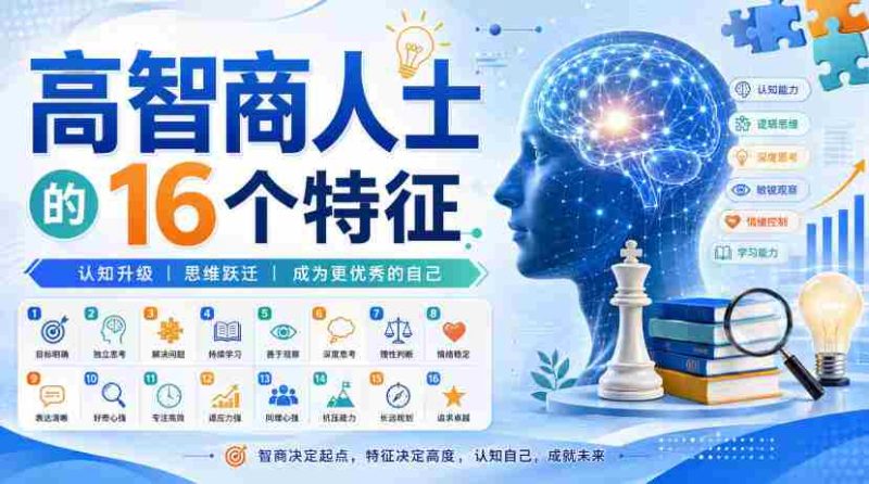 付费文章:高智商人士的16个特征-极速网创
